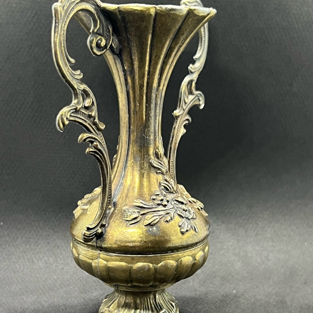 Elegant Bronze Decorative Vase - Picture 2 of 7